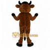 Brown Cow Mascot Costume Brown Cow Mascot Costume