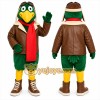 Green Bird Mascot Costume Green Bird Mascot Costume