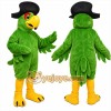 Green Bird Mascot Costume Green Bird Mascot Costume