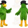 Green Bird Mascot Costume