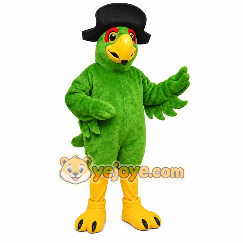 Green Bird Mascot Costume Green Bird Mascot Costume
