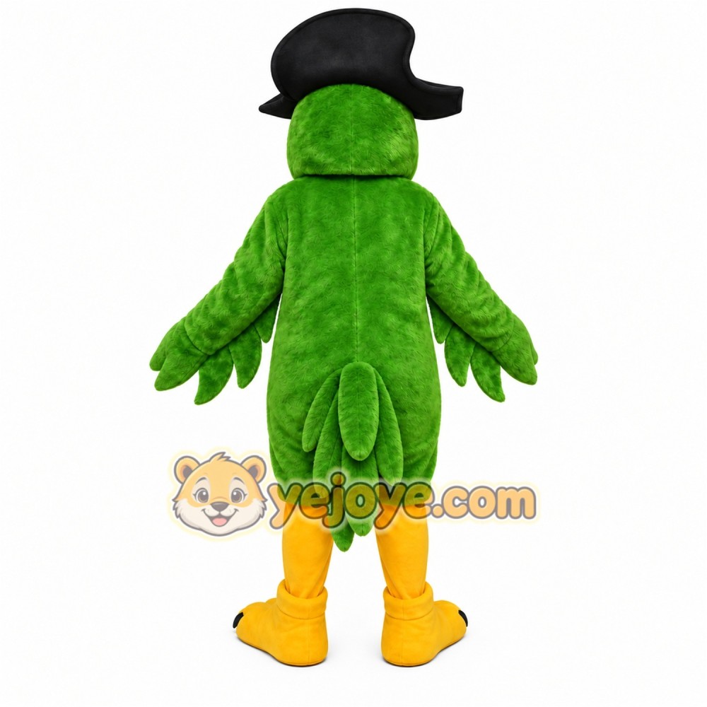Green Bird Mascot Costume Green Bird Mascot Costume