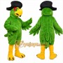 Green Bird Mascot Costume