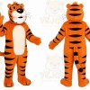 Orange Tiger Mascot Costume
