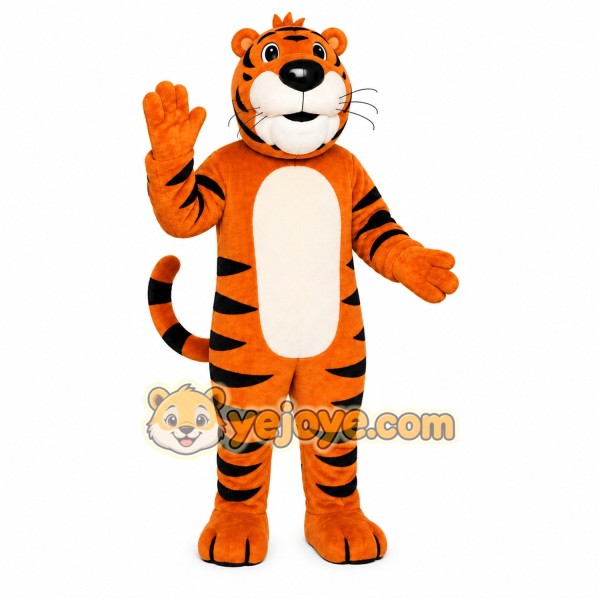 Orange Tiger Mascot Costume