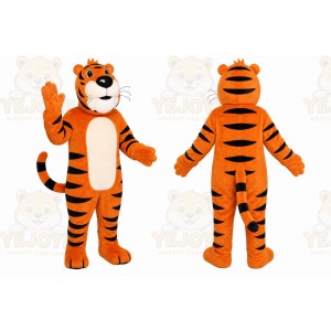 Orange Tiger Mascot Costume