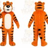 Orange Tiger Mascot Costume