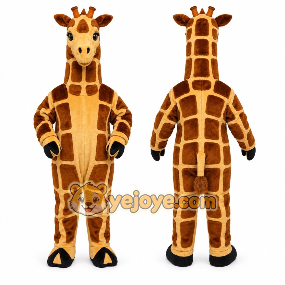 Giraffe Animal Mascot Costume Giraffe Animal Mascot Costume