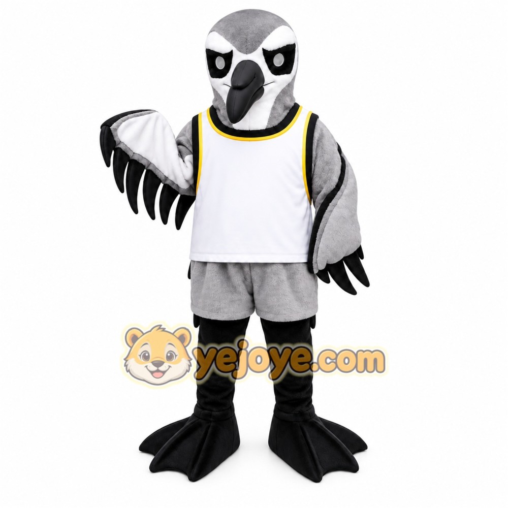 Black White Bird Mascot Costume Black White Bird Mascot Costume