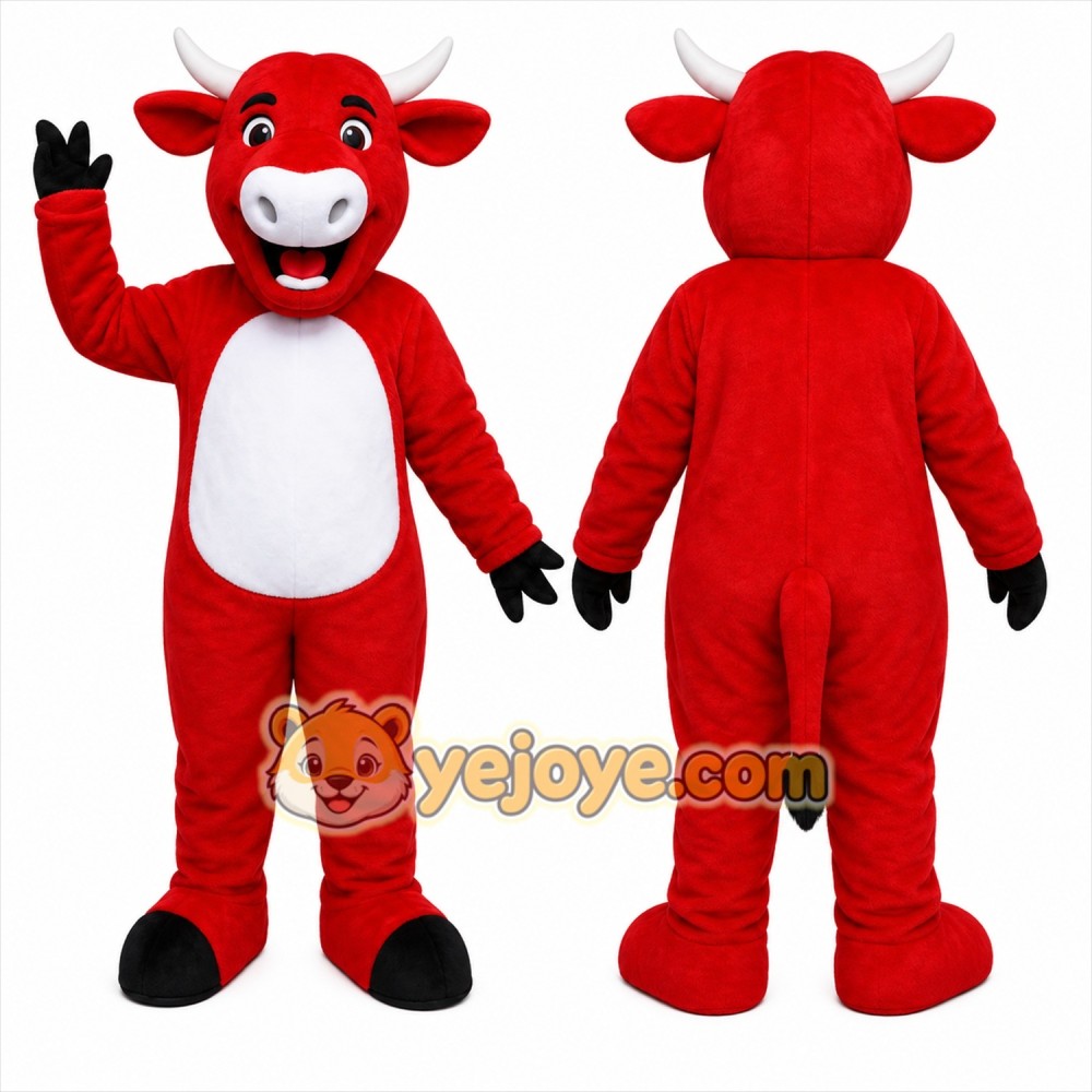 Red Bull Mascot Costume