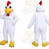 White Rooster Mascot Costume