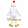 White Rooster Mascot Costume White Rooster Mascot Costume