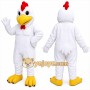 White Rooster Mascot Costume