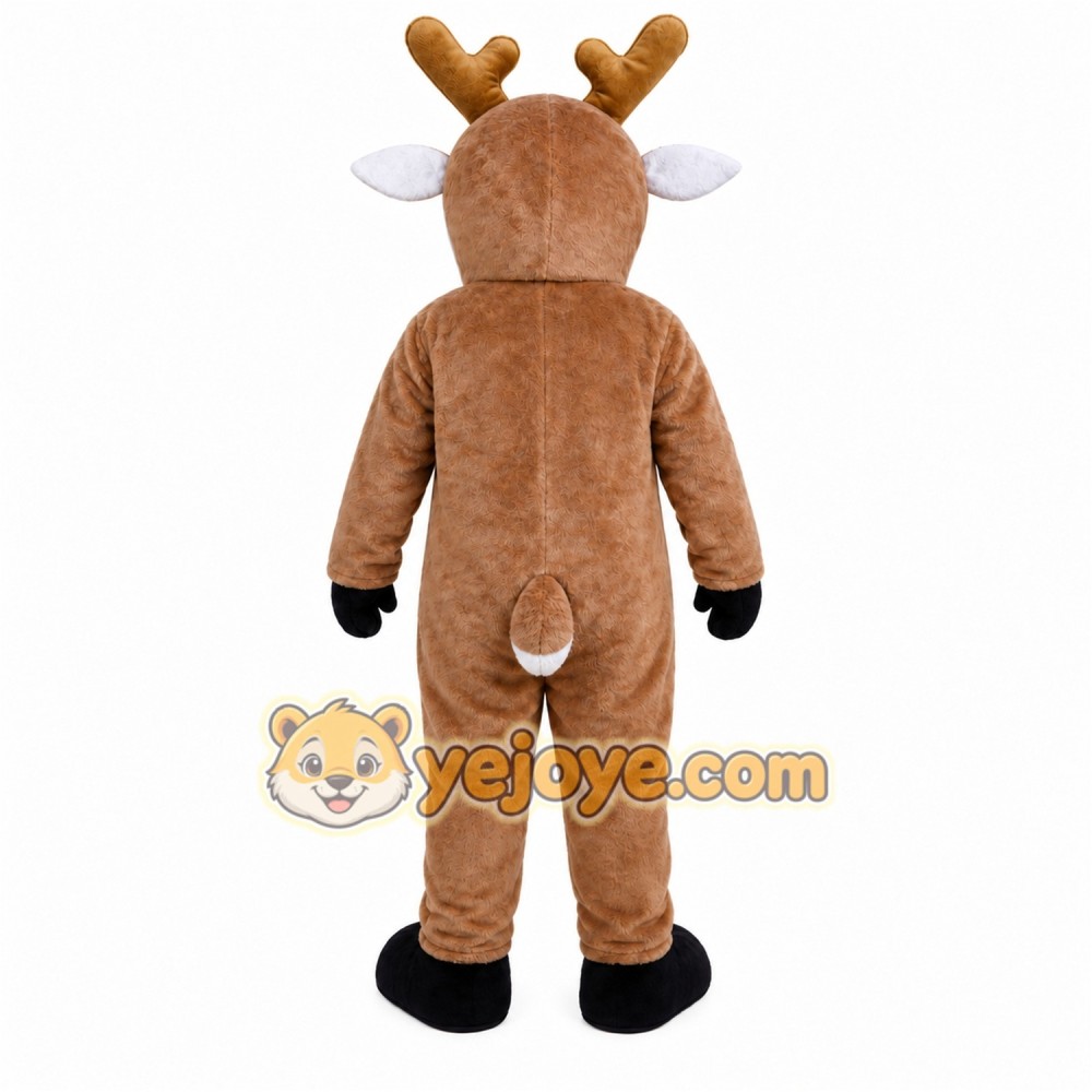 Brown Reindeer Mascot Costume