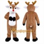 Brown Reindeer Mascot Costume
