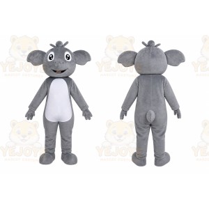Gray Elephant Mascot Costume