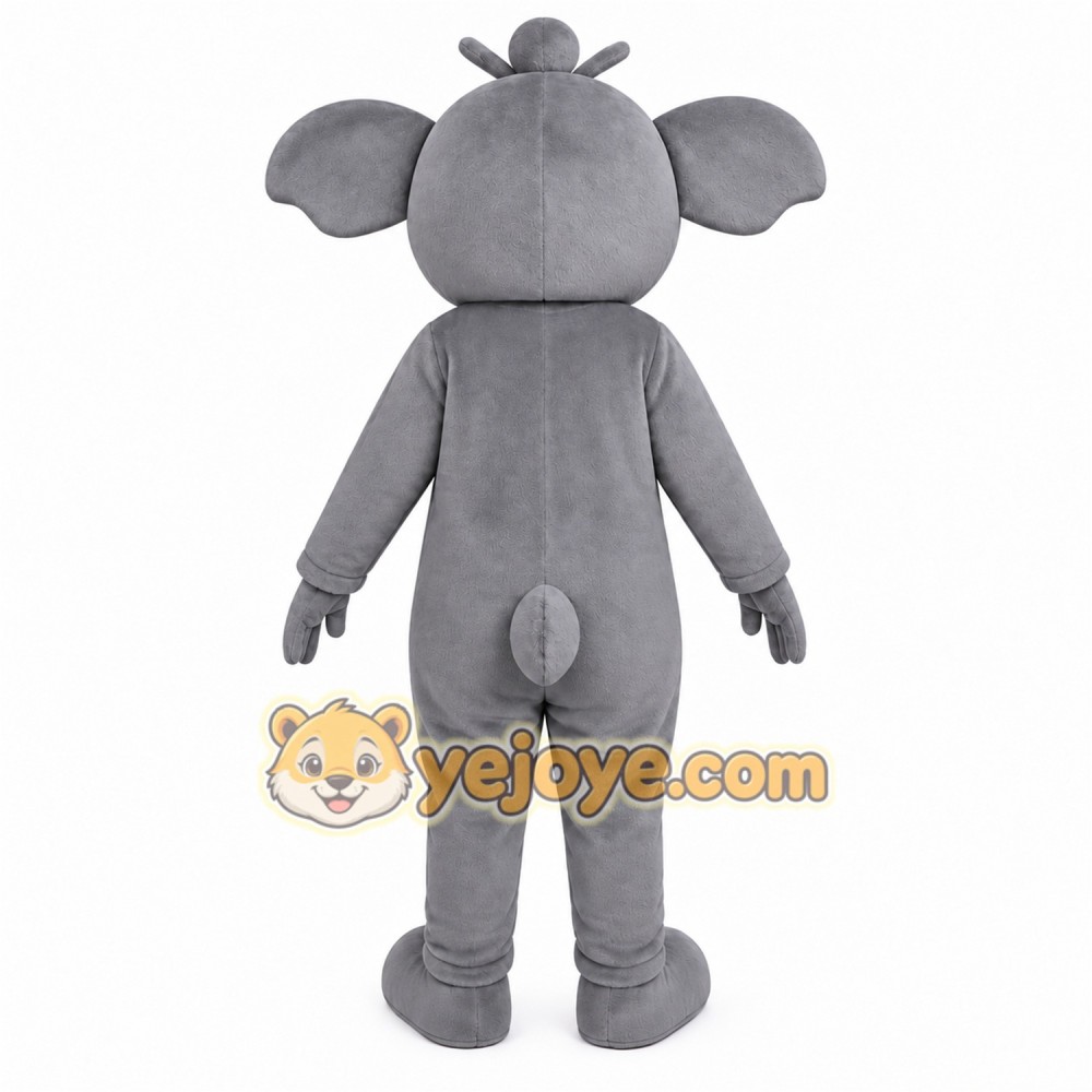 Gray Elephant Mascot Costume Gray Elephant Mascot Costume