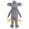 Gray Elephant Mascot Costume Gray Elephant Mascot Costume
