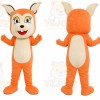 Orange Fox Mascot Costume