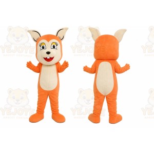Orange Fox Mascot Costume