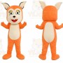 Orange Fox Mascot Costume