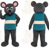 Black Mouse Shirt Mascot Costume