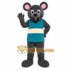 Black Mouse Shirt Mascot Costume Black Mouse Shirt Mascot Costume