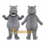 Gray Hippo Mascot Costume
