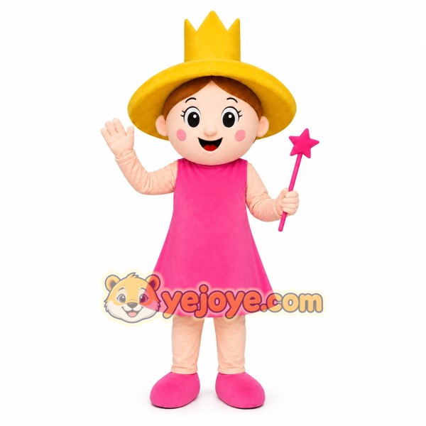 Princess Girl Mascot Costume