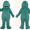 Teal Monster Mascot Costume