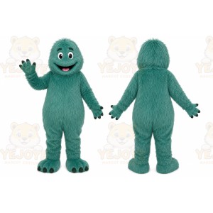 Teal Monster Mascot Costume