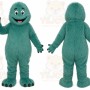 Teal Monster Mascot Costume