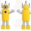 Yellow Robot Mascot Costume