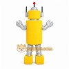 Yellow Robot Mascot Costume Yellow Robot Mascot Costume