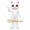 White Cat Mascot Costume White Cat Mascot Costume