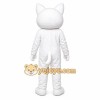 White Cat Mascot Costume White Cat Mascot Costume