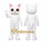 White Cat Mascot Costume