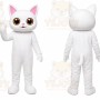 White Cat Mascot Costume