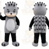 Gray Hedgehog Mascot Costume