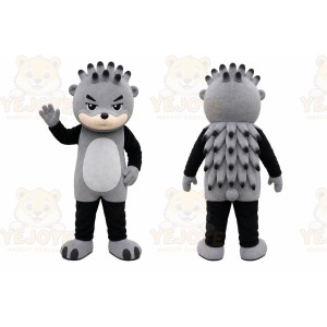Gray Hedgehog Mascot Costume