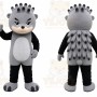 Gray Hedgehog Mascot Costume