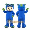 Blue Monster Mascot Costume Blue Monster Mascot Costume