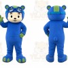 Blue Monster Mascot Costume