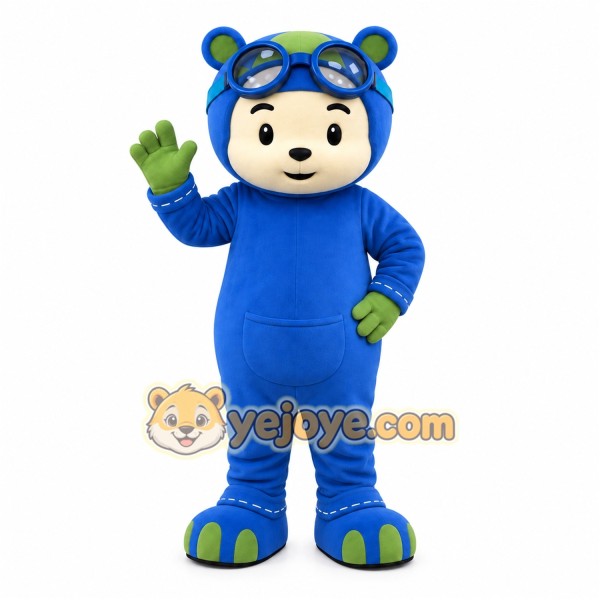 Blue Monster Mascot Costume