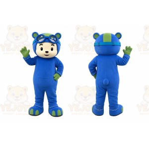 Blue Monster Mascot Costume
