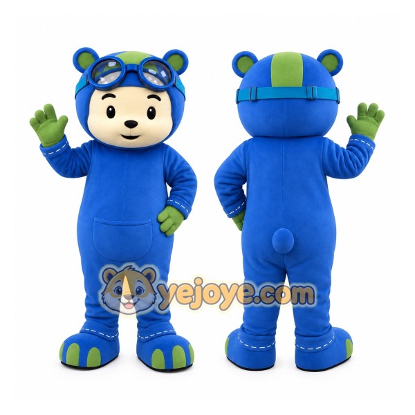 Blue Monster Mascot Costume