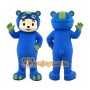 Blue Monster Mascot Costume