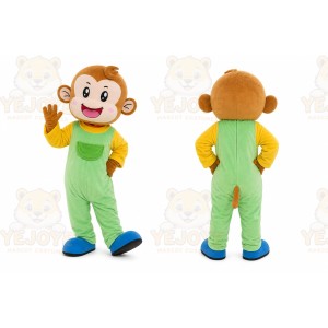 Green Monkey Mascot Costume