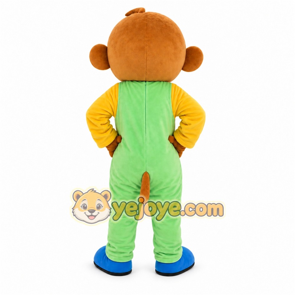Green Monkey Mascot Costume Green Monkey Mascot Costume