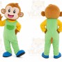 Green Monkey Mascot Costume